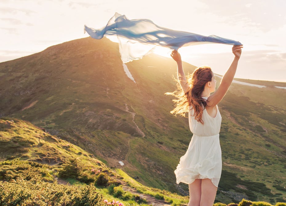 Flowy Dresses in the Wind